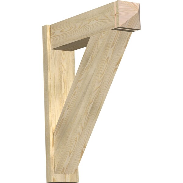 Ekena Millwork Traditional Arts & Crafts Rough Sawn Outlooker, Douglas Fir, 8"W x 32"D x 38"H OUT08X32X38TRA03RDF - main